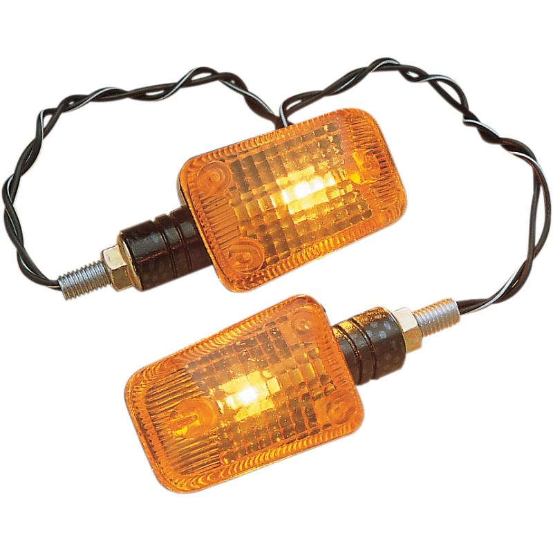 Carbon Mini-Stalk Marker Light - Amber Lens