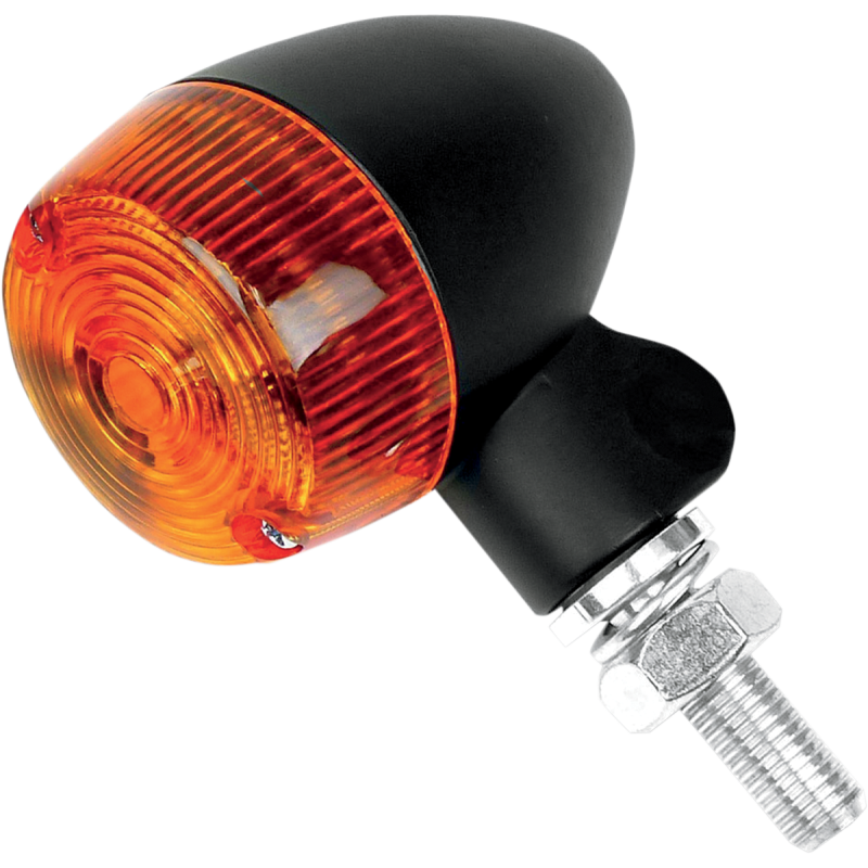 Black Satin Round #1 Marker Light (Single Filament)