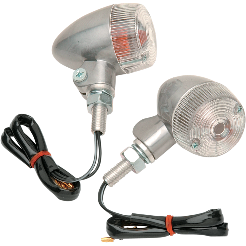 Polished Round #2 Marker Light (Single Filament, Clear)