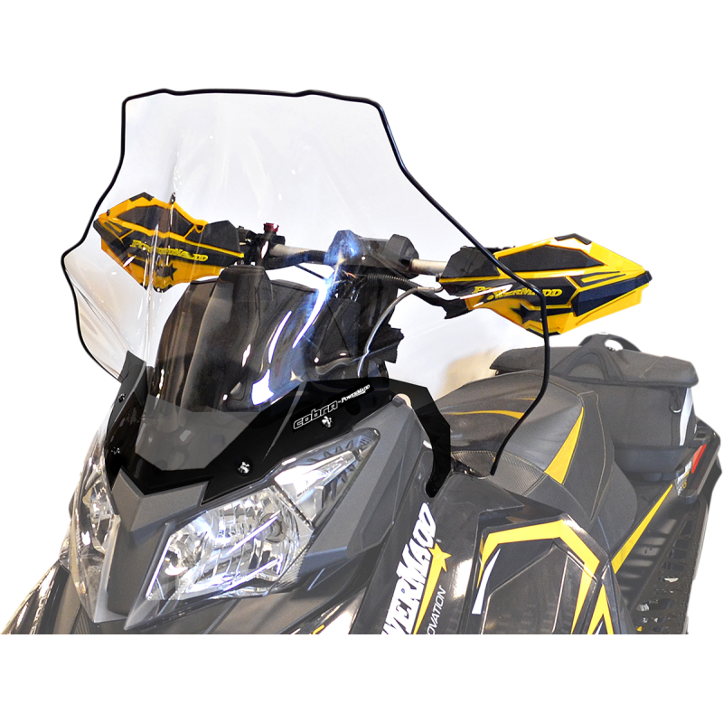 Cobra Windshield Tall, clear w/ black fade, 19"