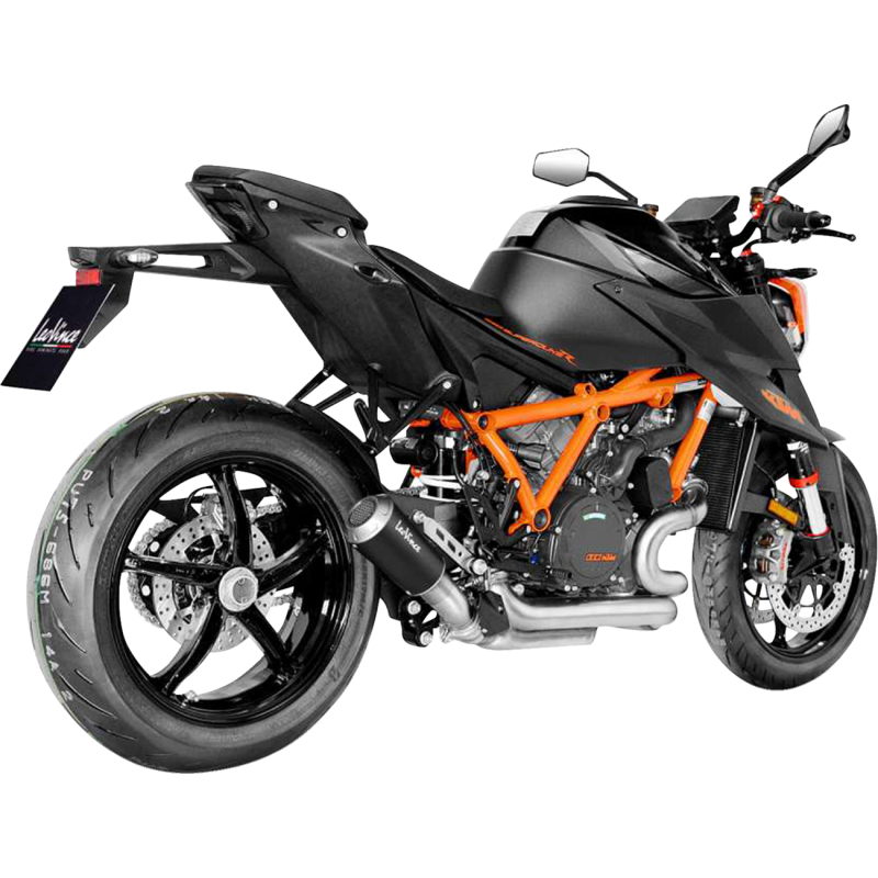 LeoVince LV-10 Black Stainless Steel Slip-On Exhaust