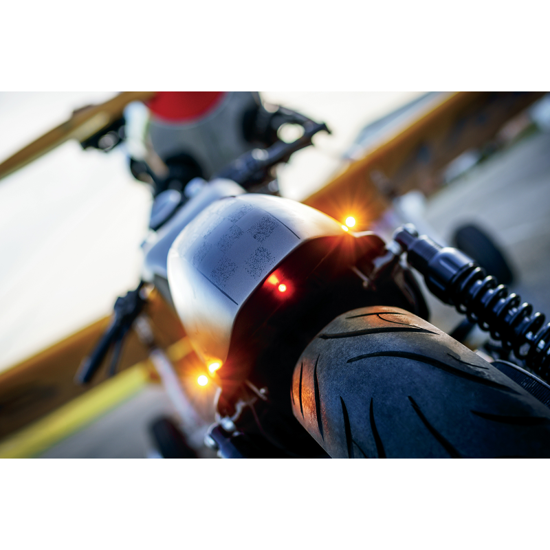 Atto Light Red/Red (Run-Brake), Satin Black