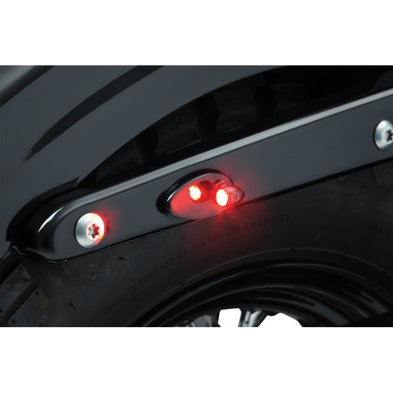 Atto Light Red/Red (Run-Brake), Satin Black