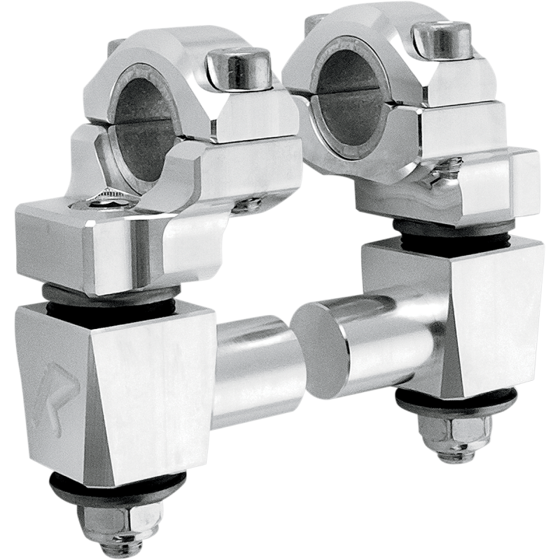 Anti-Vibration 2" Pivot Riser for 7/8" Bar Clamps, Aluminum Finish