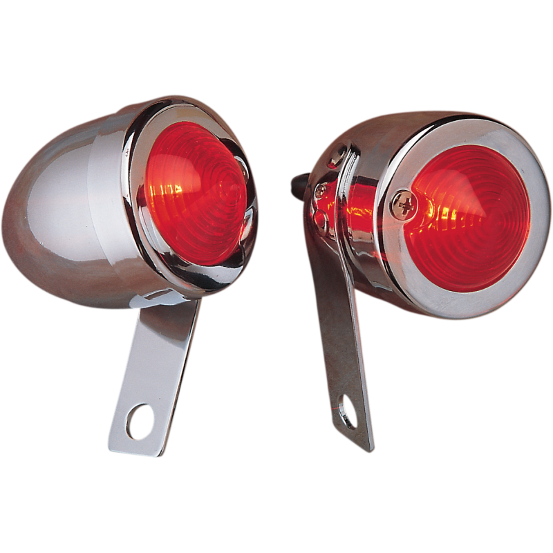 Red Single-Filament Right Side-Mount Light