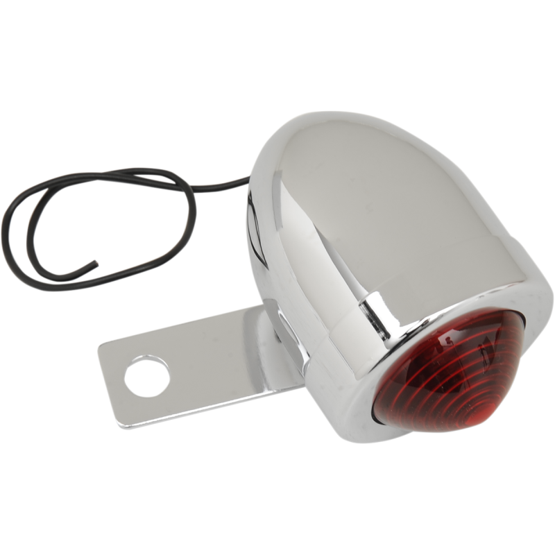 Red Single-Filament Left Side-Mount Light