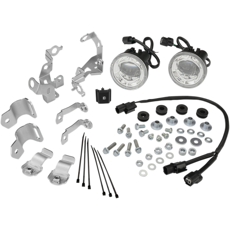 Show Chrome LED Fog Lights for Honda GL1800 Gold Wing