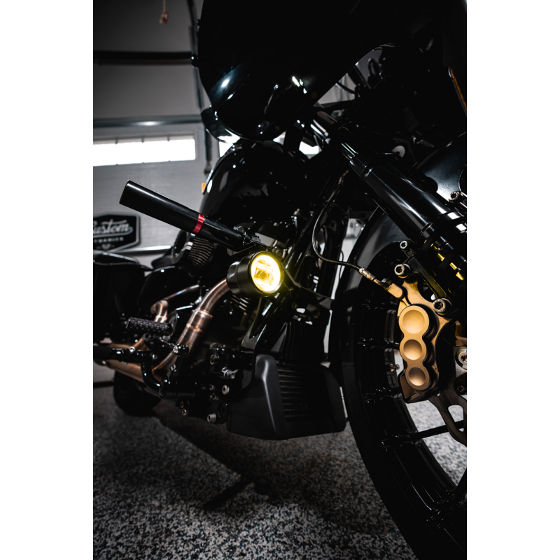 ProBeam LED Halo Fog Light Universal (Black/Yellow)