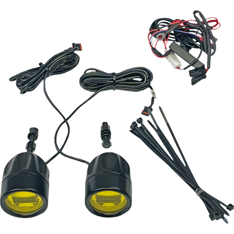 ProBeam LED Halo Fog Light Universal (Black/Yellow)