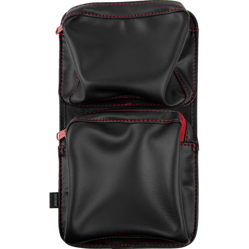 Show Chrome Dash Pouches - Red Stitch w/ Red Zipper