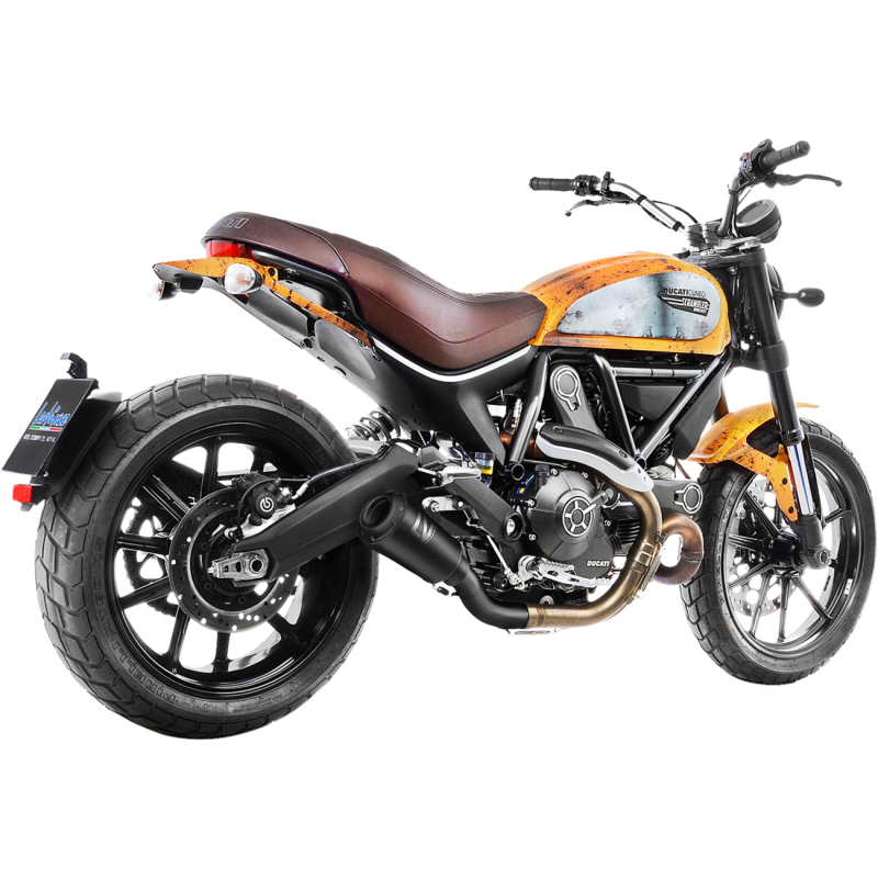 LeoVince LV-10 Black Stainless Steel Slip-On Exhaust