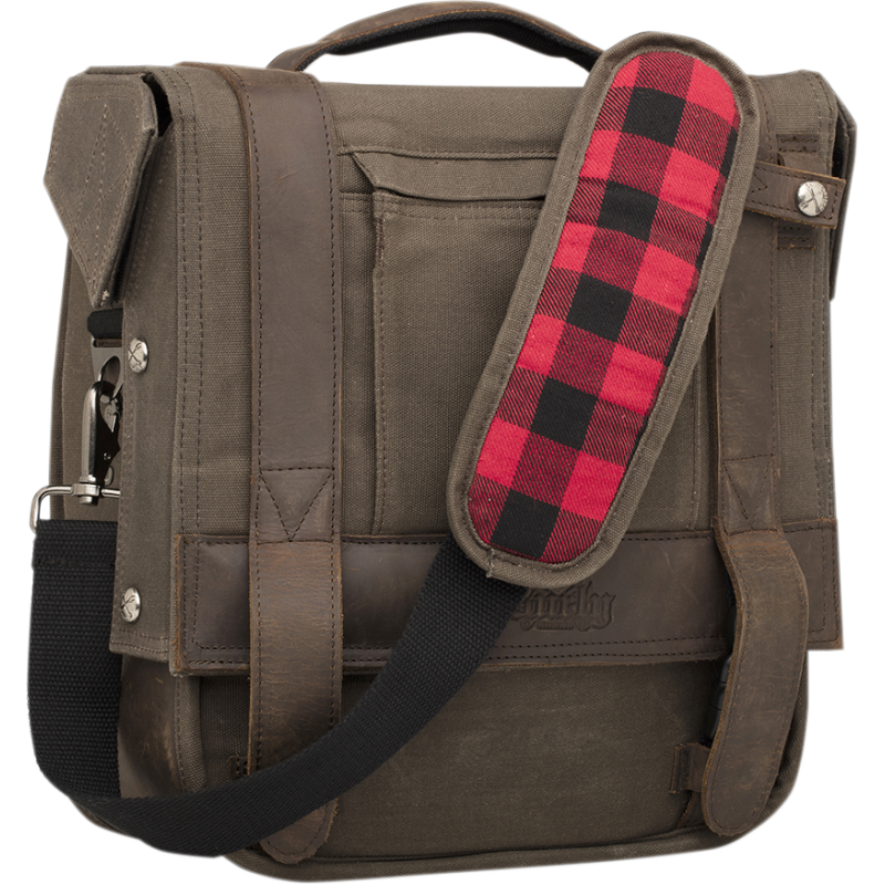 Detachable Saddlebag - Dark Oak Waxed Cotton