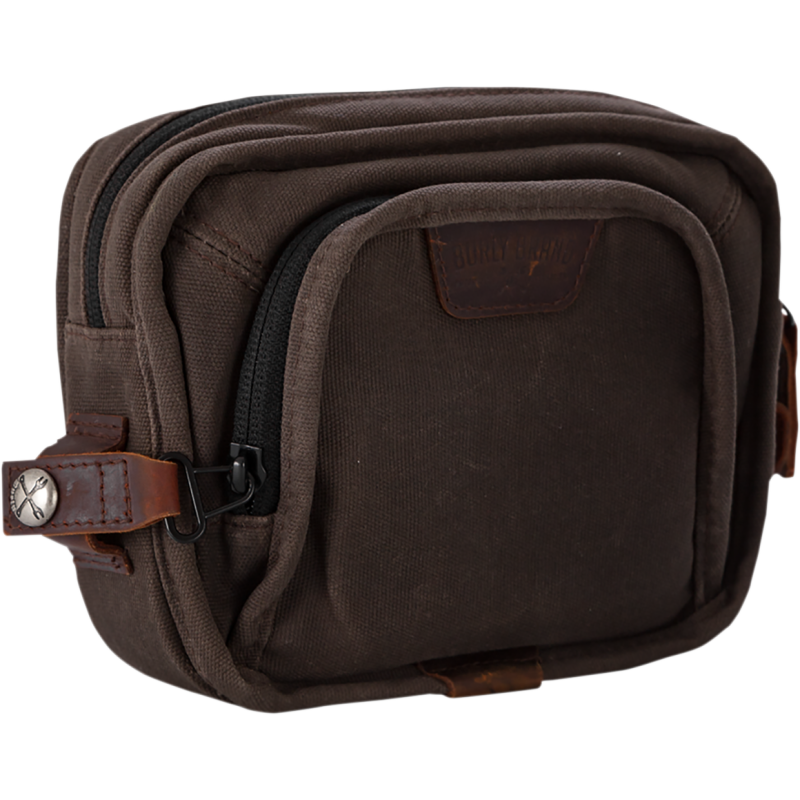 Handlebar Bag - Dark Oak Waxed Cotton