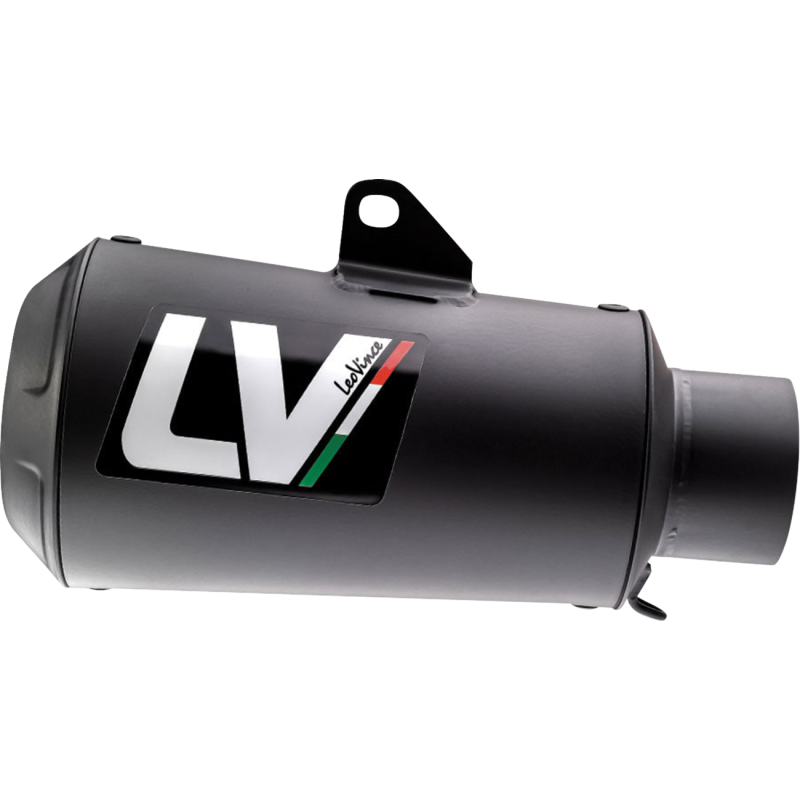 LeoVince LV-10 Black Stainless Steel Slip-On Exhaust
