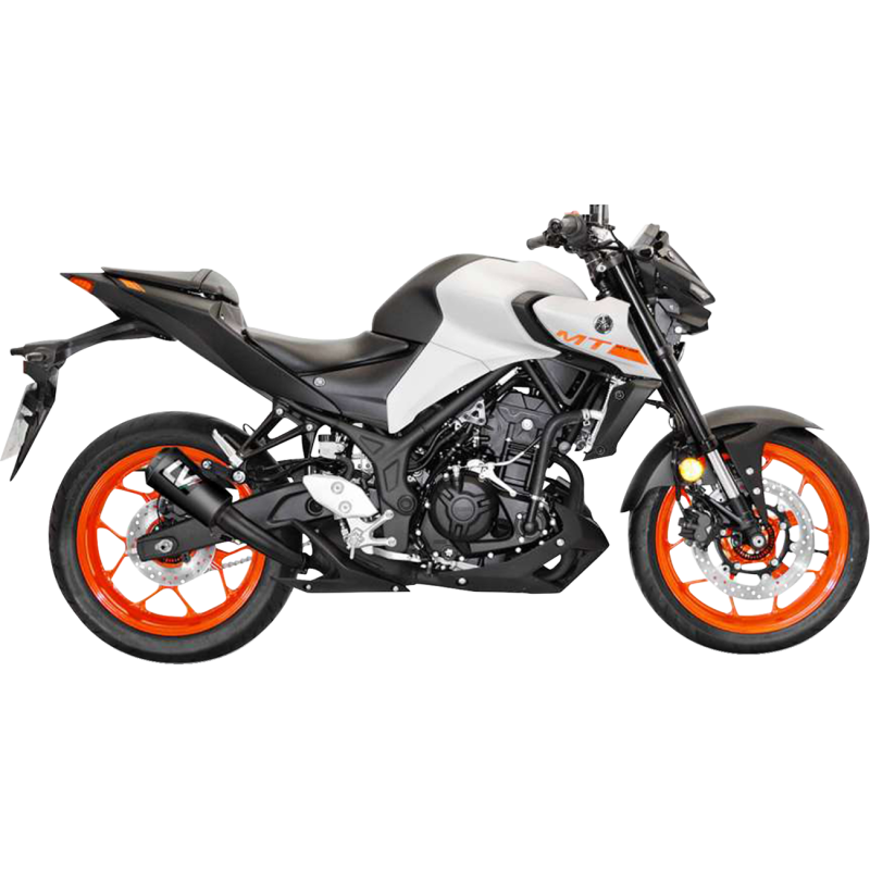 LeoVince LV-10 Full Black Stainless Steel Slip-On Exhaust