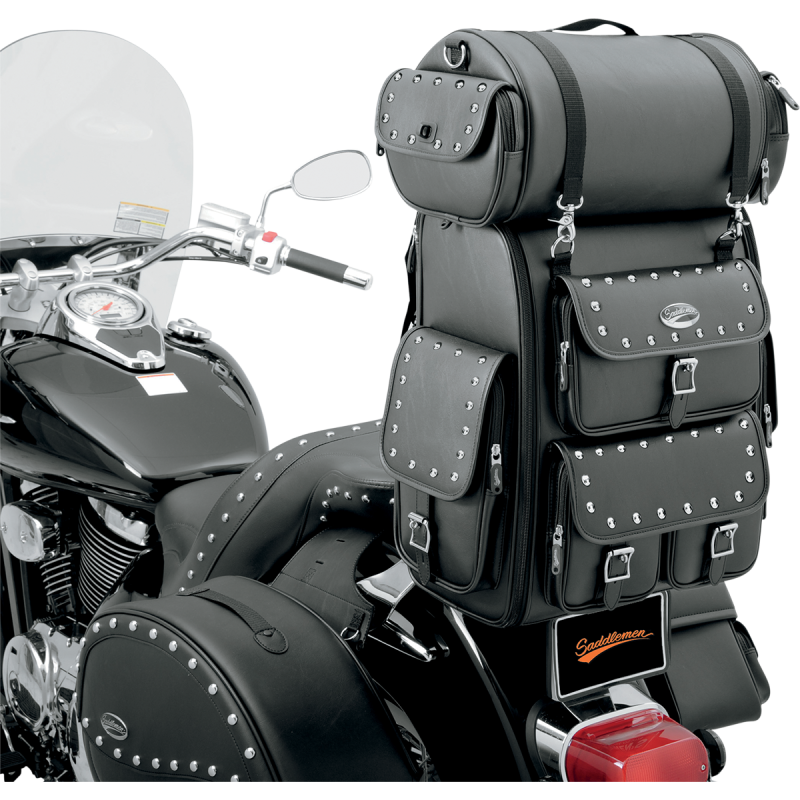 EX2200S Deluxe Sissy Bar Bag (Studded)
