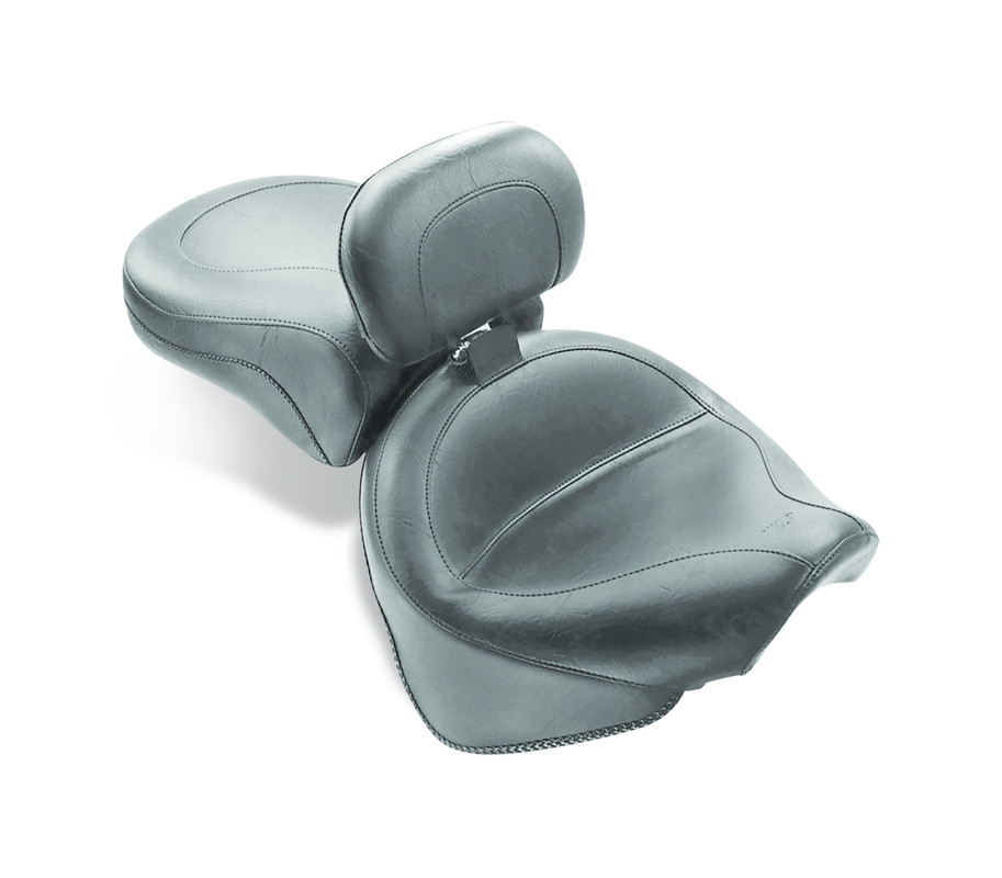 Vintage Wide Touring Seat With Driver Backrest