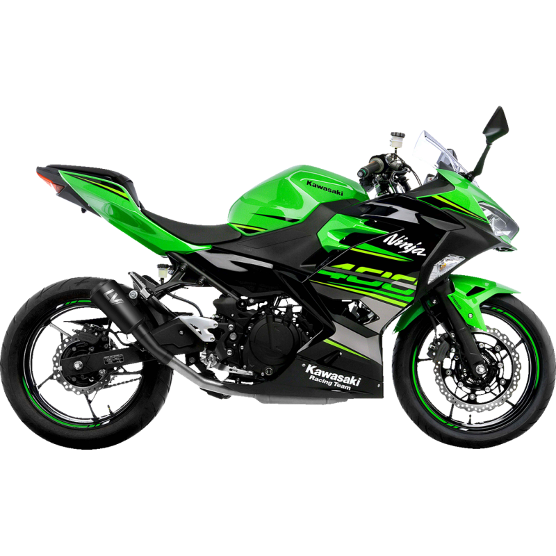 LeoVince LV-10 Full Black Stainless Steel Slip-On Exhaust