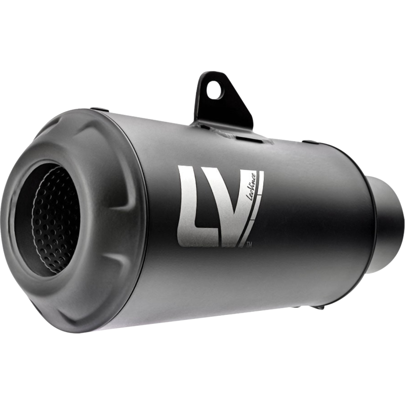 LeoVince LV-10 Full Black Stainless Steel Slip-On Exhaust