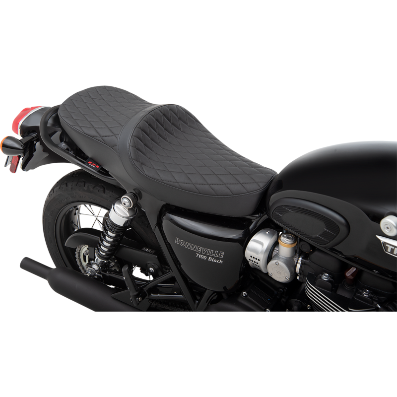 Low-Profile Touring Seat - Diamond black
