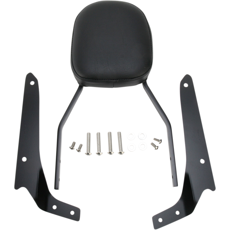 Square Sissy Bar, Black Finish