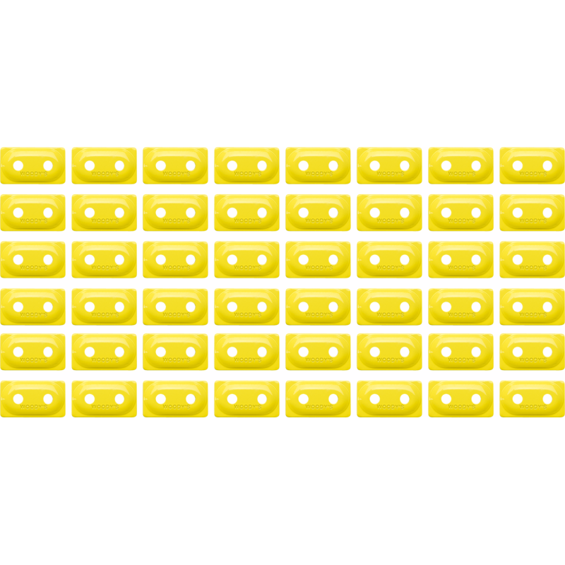 Double Digger Support Plate, High-viz Yellow (48 Pk.)