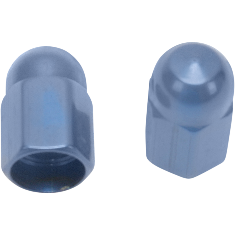 Custom Valve Stem Caps - Blue anodized