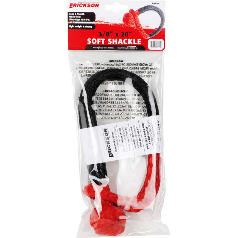 Soft Shackle with U.H.M.W.P.E. Sheath