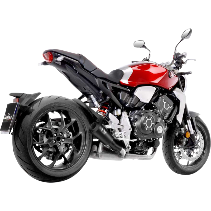 LeoVince LV-10 Full Black Stainless Steel Slip-On Exhaust