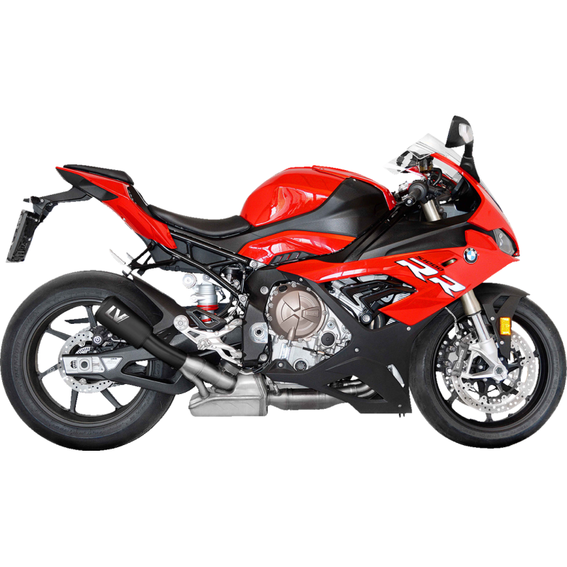 LeoVince LV-10 Full Black Stainless Steel Slip-On Exhaust