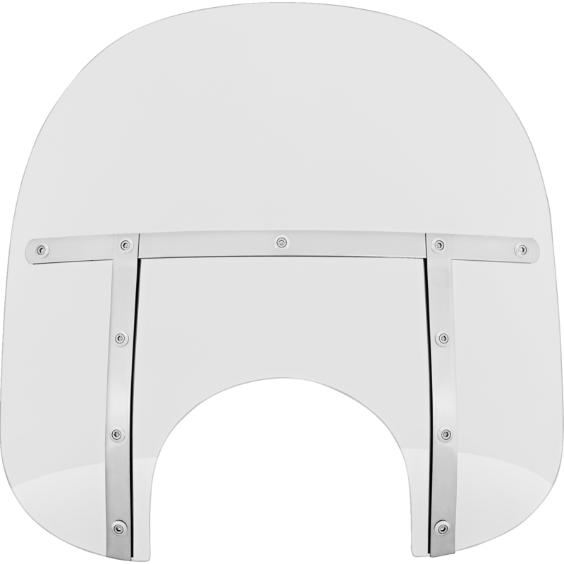 Memphis Fats Road King Windshield - 15" Tall - Clear