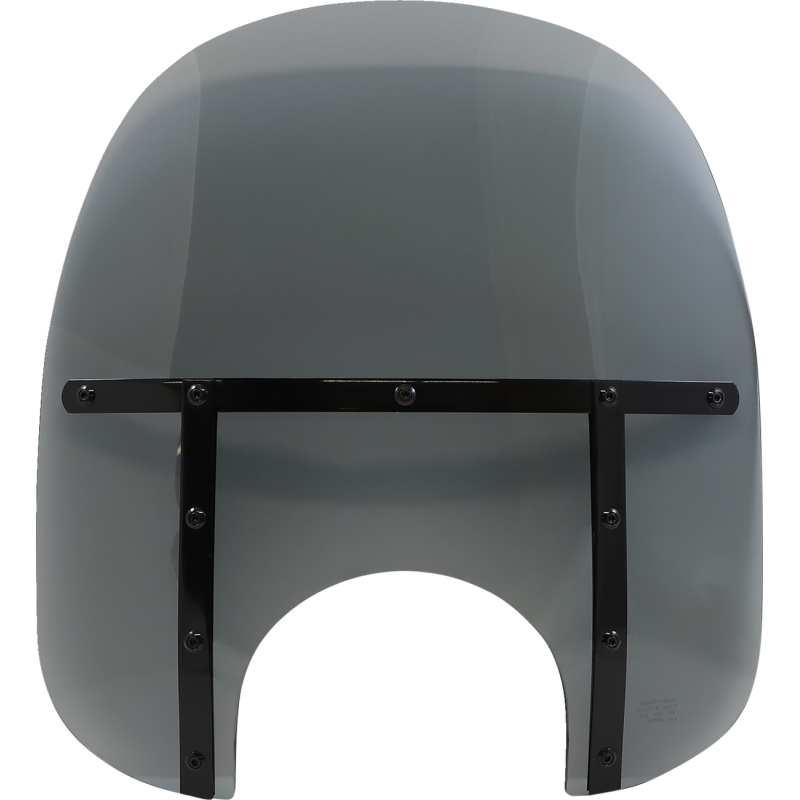 Memphis Fats Windshield - 17" Tall - Night Shades Black Smoke