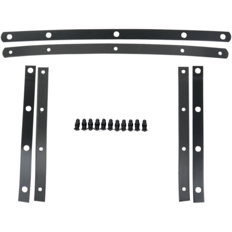 Windshield Straps Black E-Coated