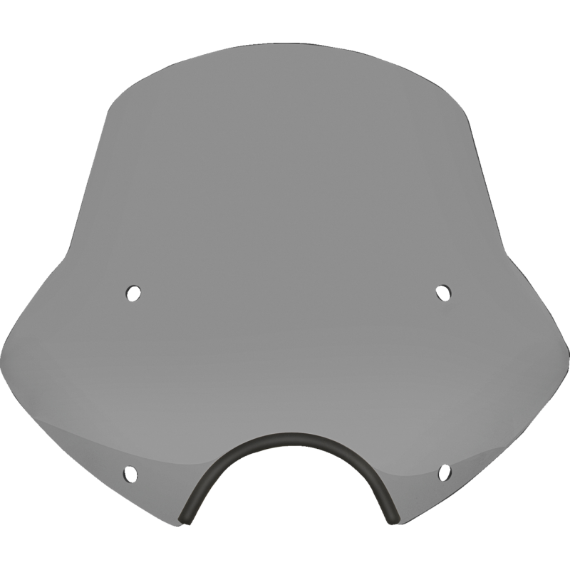 Speed Demon Sportshield - 15" Tall, Black Smoke, 7" Cutout