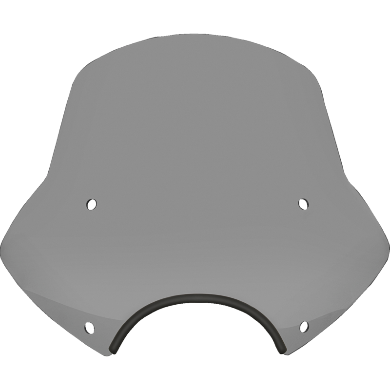 Speed Demon Sportshield - 15" Tall, Black Smoke, 9" Cutout