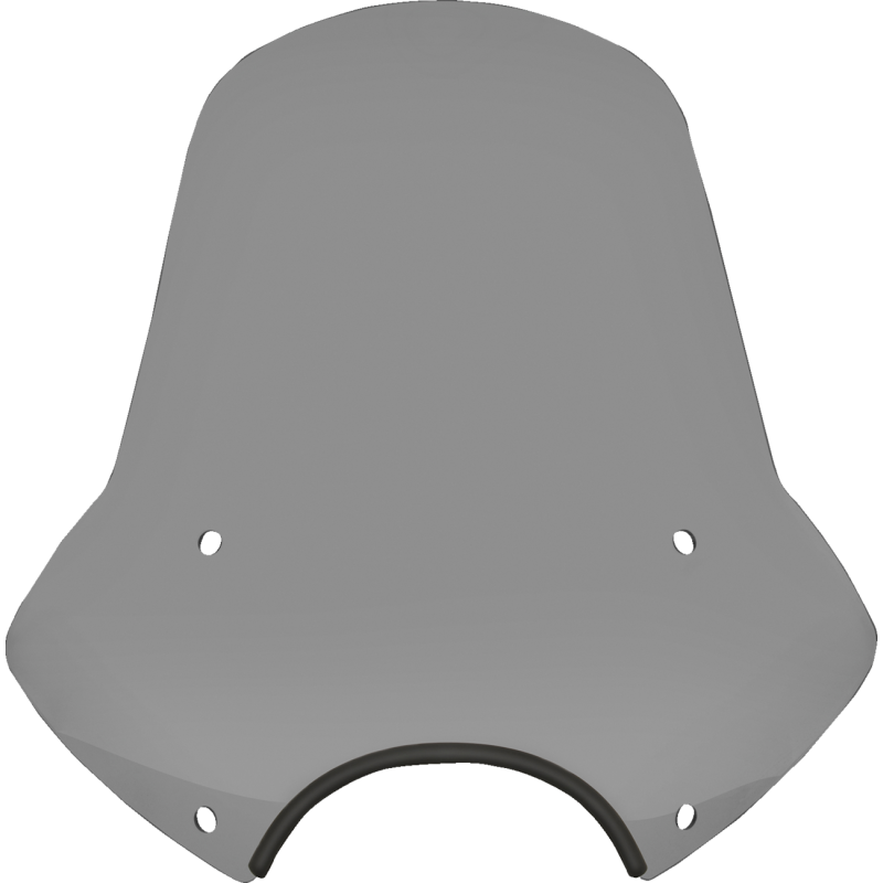 Speed Demon Sportshield - 19" Tall, Black Smoke, 9" Cutout