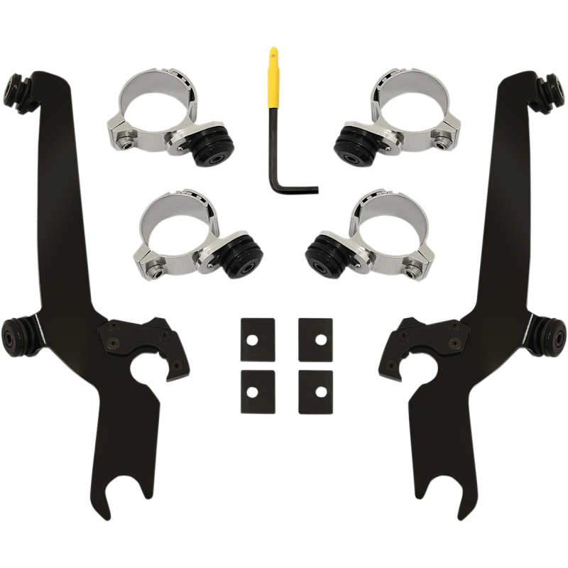 Trigger-Lock Mount Kit, Black for Honda CMX300/500 Rebel 17-19