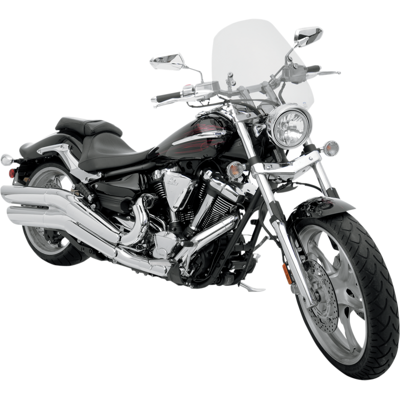 Hell Cat Handlebar Mount Windshield - Solar