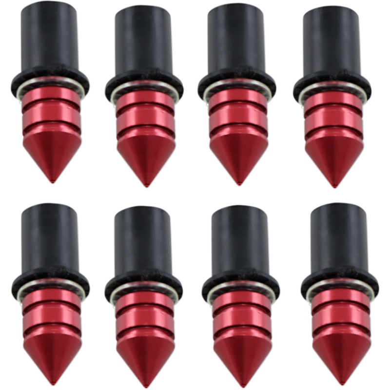 Spike Windscreen Screw Kit - Red