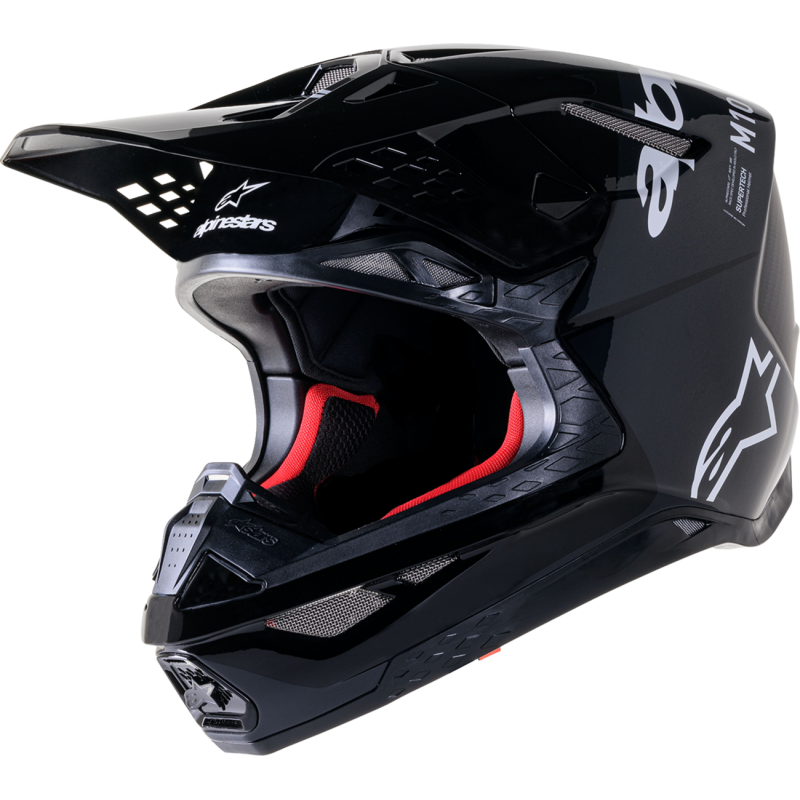 Alpinestars S-M10 Supertech Helmet, Flood - Black/Gray, Size S
