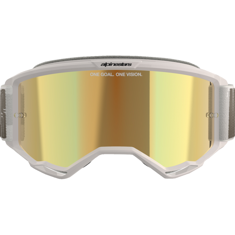 Alpinestars Vision 5 Goggle, Hollow Wind with Mirror Gold Lens