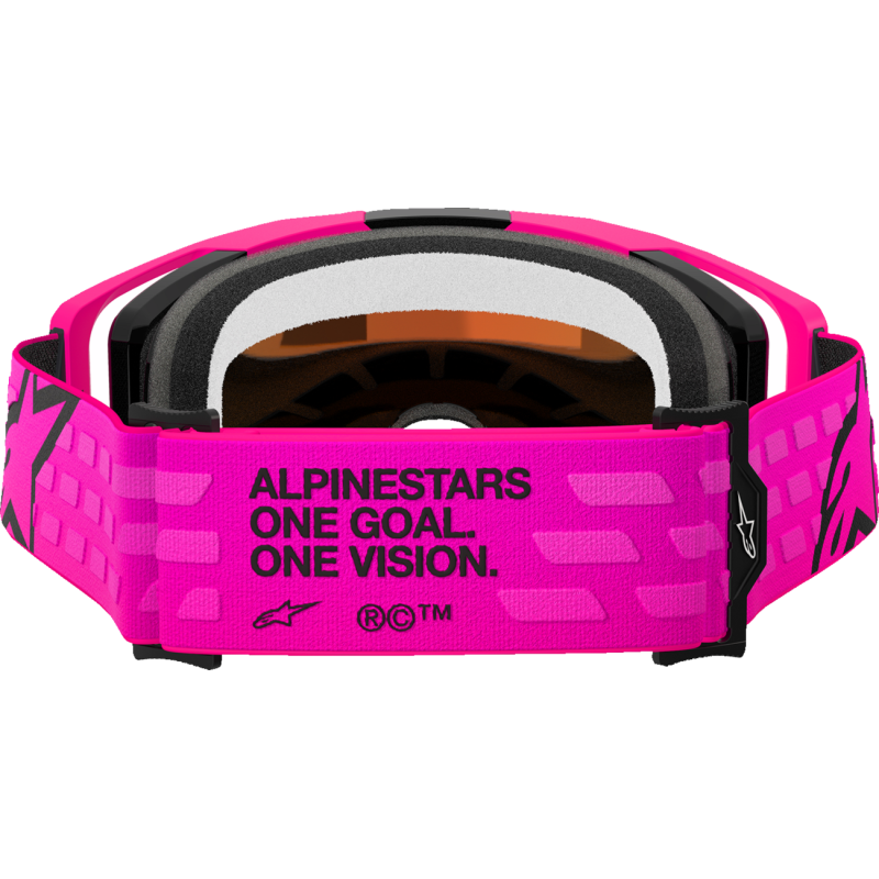 Alpinestars Vision 8 Goggle, Corp Pink/Pink with Mirror Red Lens