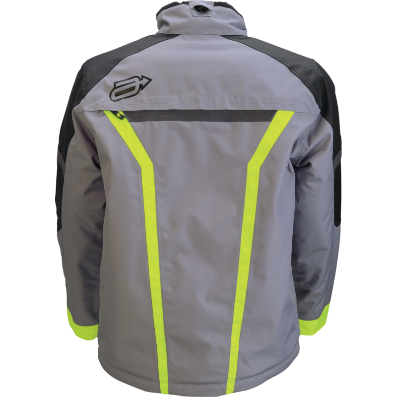 Men's Pivot 8 Insulated Jacket - Gray/Hi-Viz, Size M