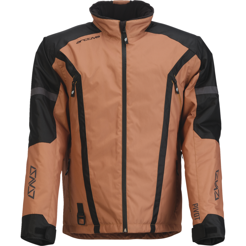 Men's Pivot 8 Insulated Jacket - Tan/Black, Size XL