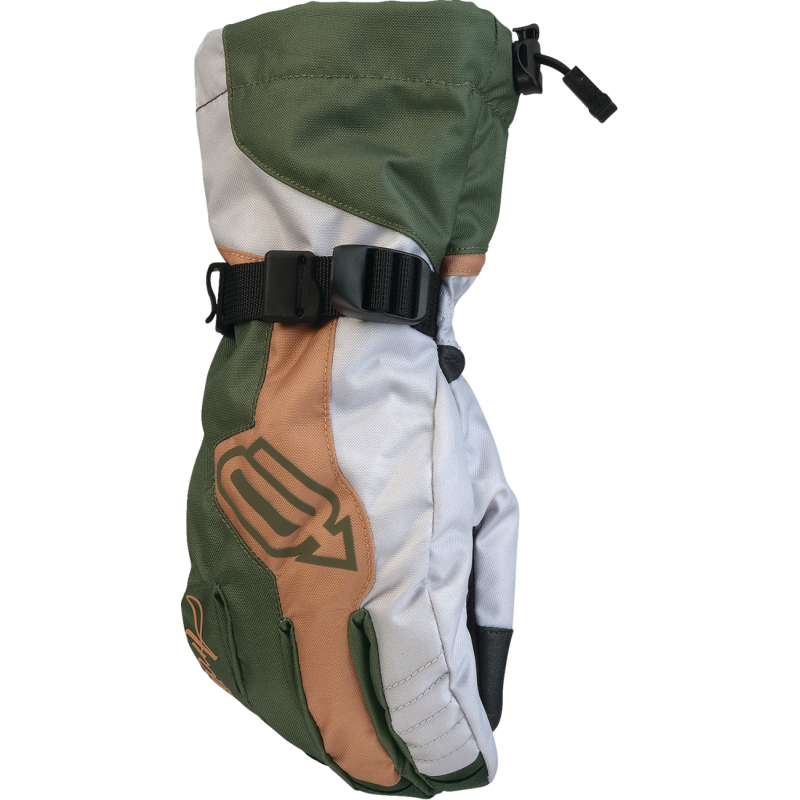 Arctiva Women's Pivot 8 Gloves, Green/Tan, Size XL