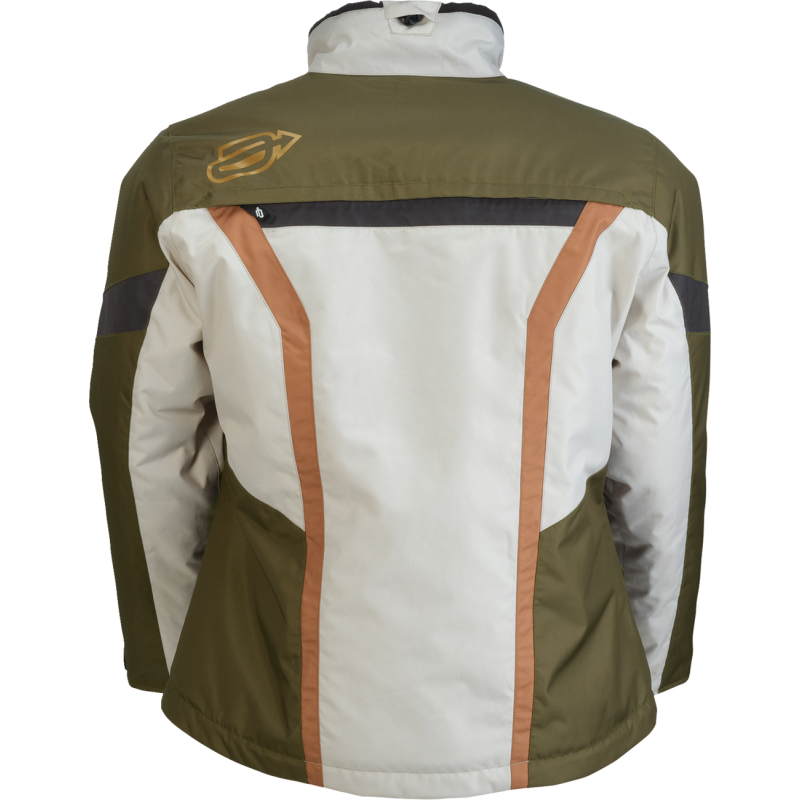 Women's Pivot 8 Insulated Jacket - Green/Tan, Size XL