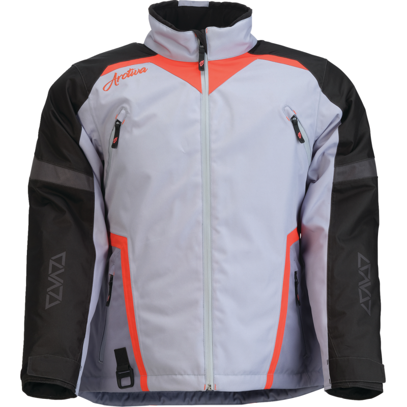 Women's Pivot 8 Insulated Jacket - Gray/Coral, Size S