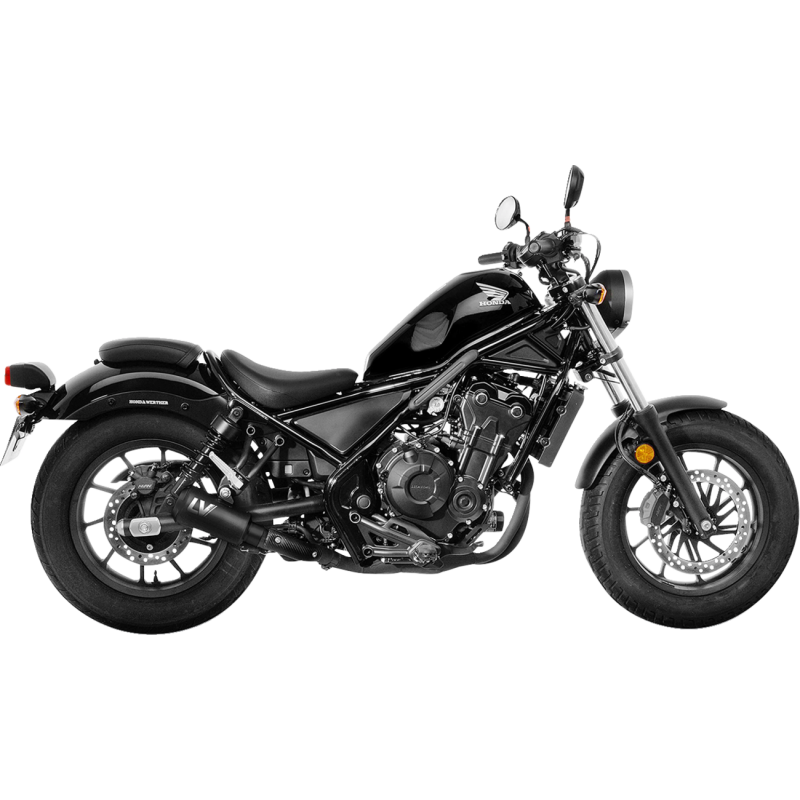 LeoVince LV-10 Black Stainless Steel Slip-On Exhaust