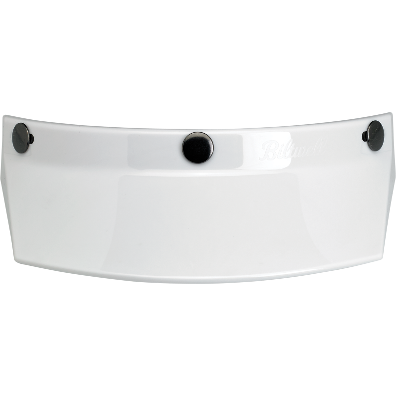 Biltwell Inc. 3-Snap Visor, White
