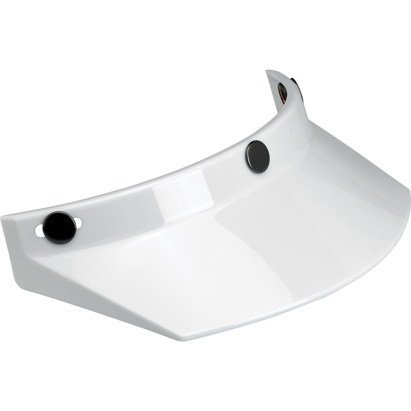 Biltwell Inc. 3-Snap Visor, White